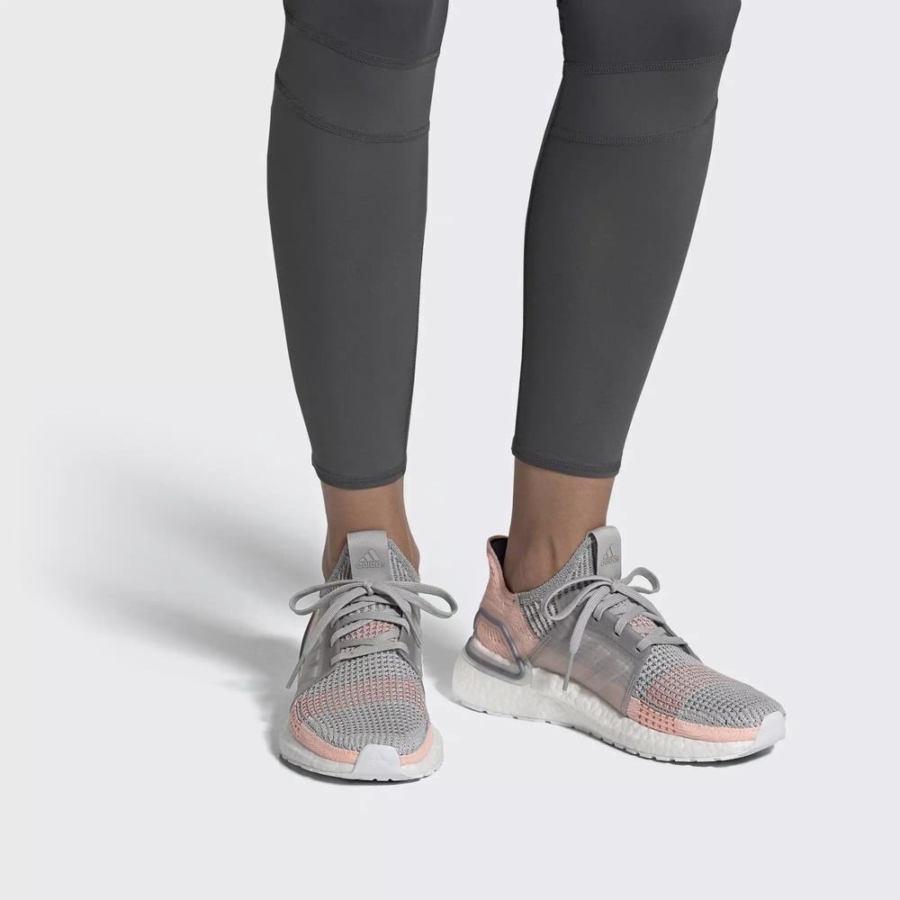 Adidas Ultraboost 19 Tenis Para Correr Grises Para Mujer (MX-97036)